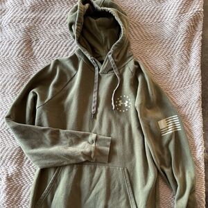 LG Men's Olive Hoodie